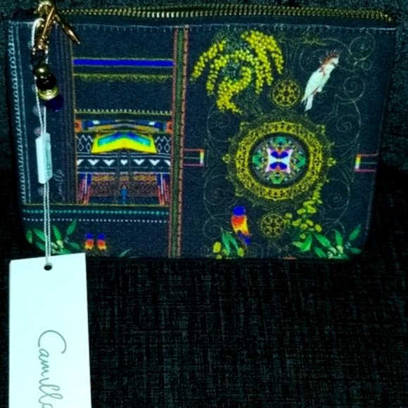 Camilla Blackheath Betty clutch CAMILLA UNICORN COLLECTABLE🦄 RARE🦜new in box - Picture 5 of 16